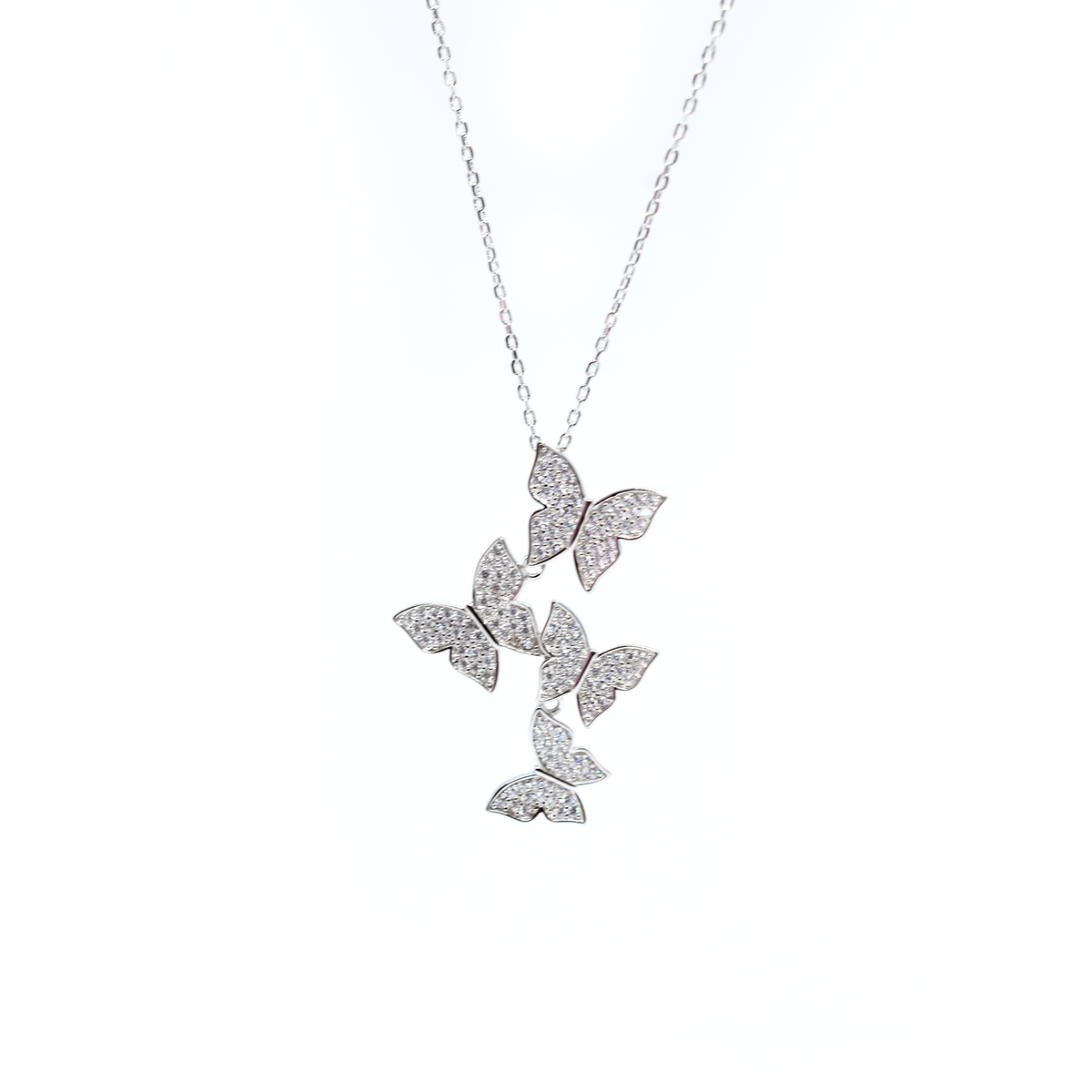 Dangly Butterfly Necklace