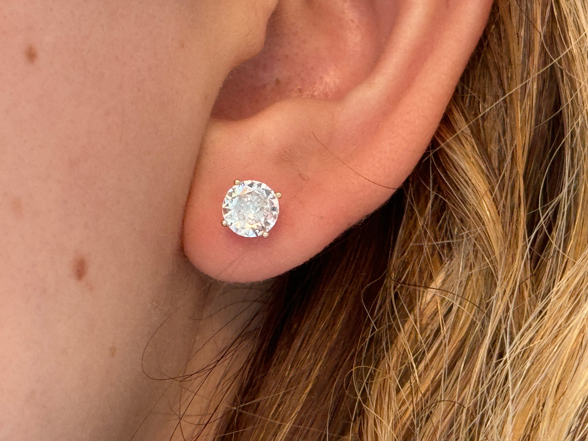 1ct CZ Earrings