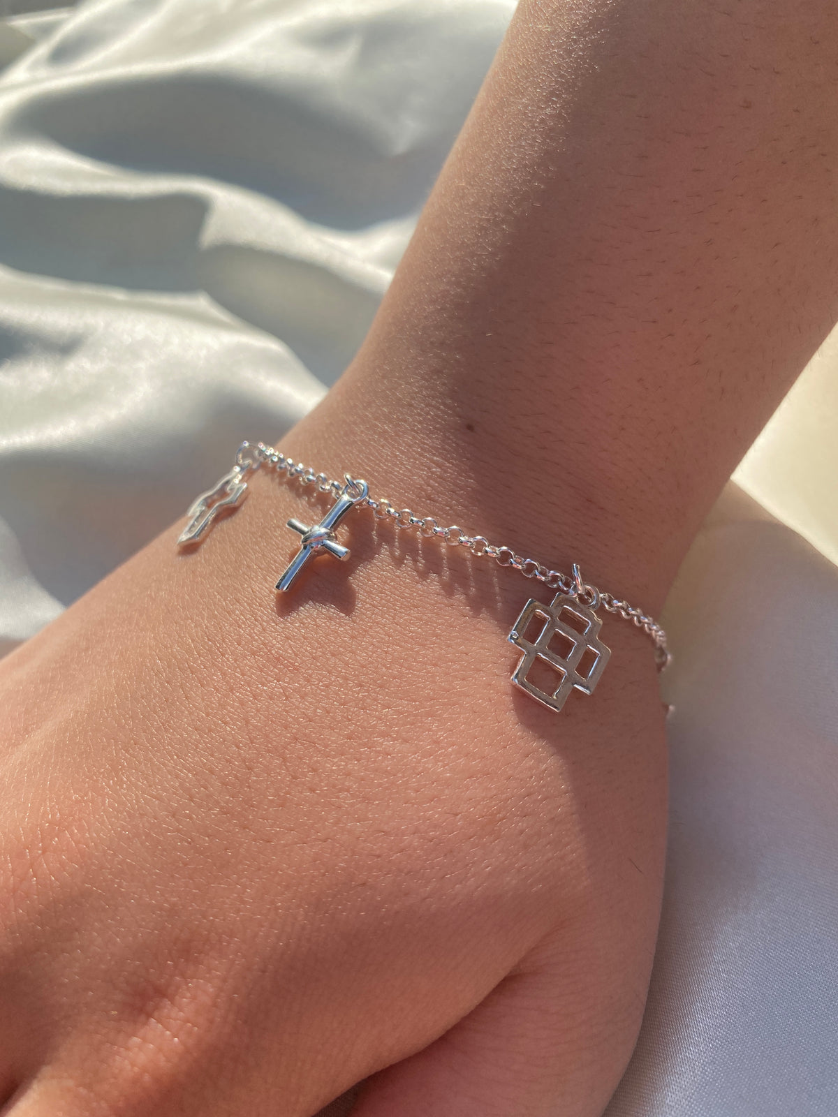 Cross Charm Bracelet