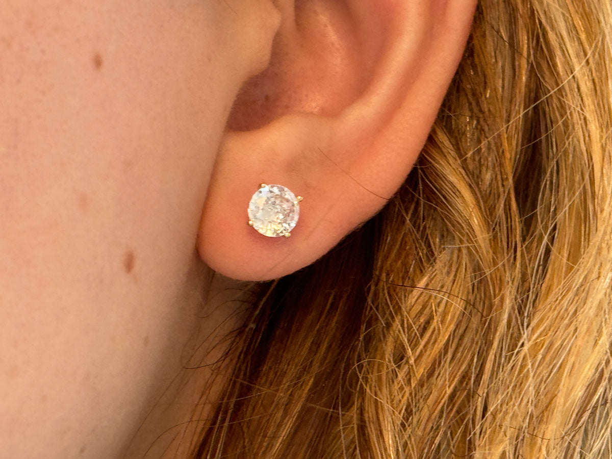 1ct CZ Earrings