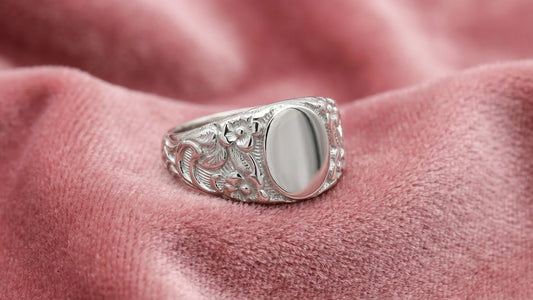 Carved Floral Ring