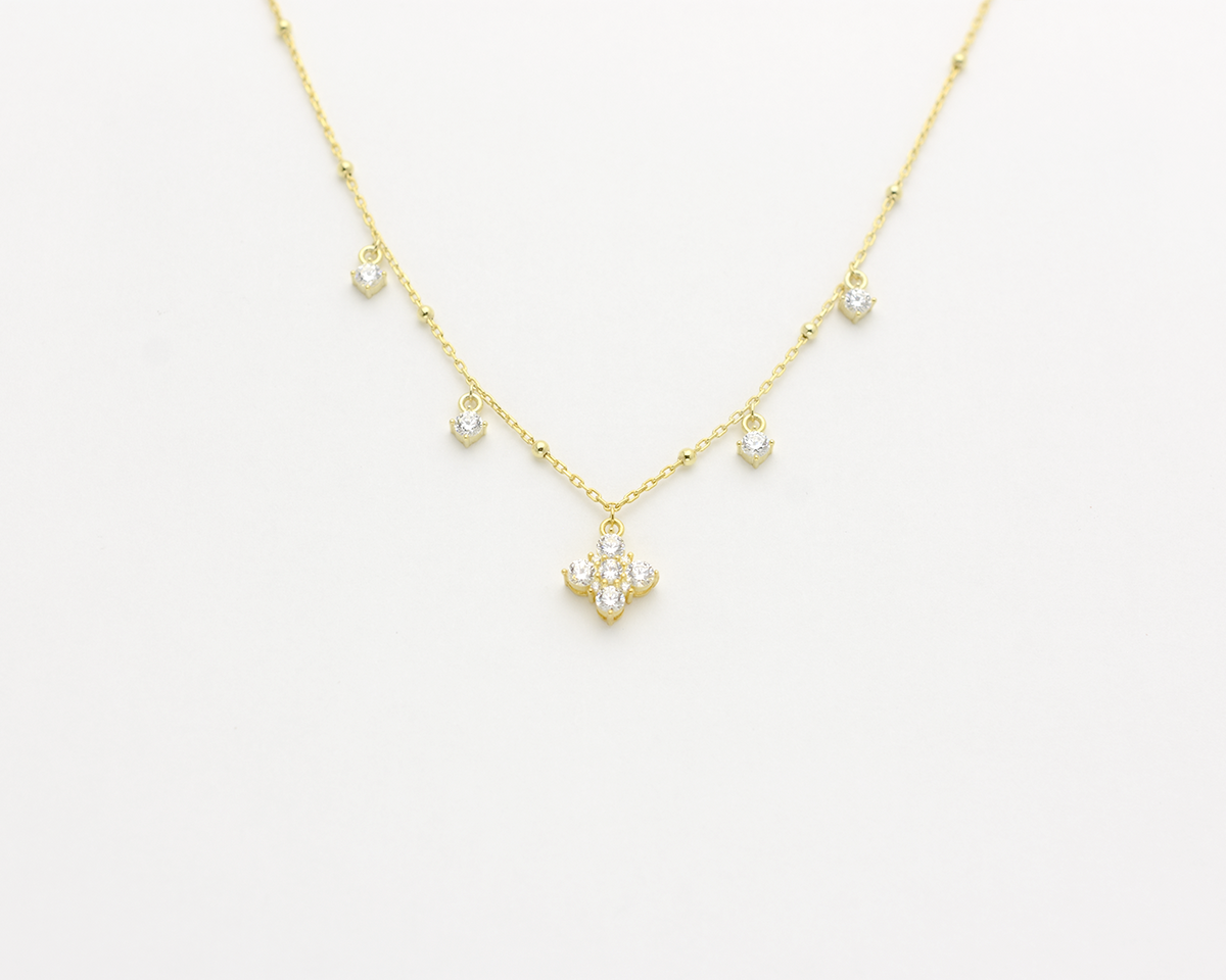 Dangly Clover Necklace