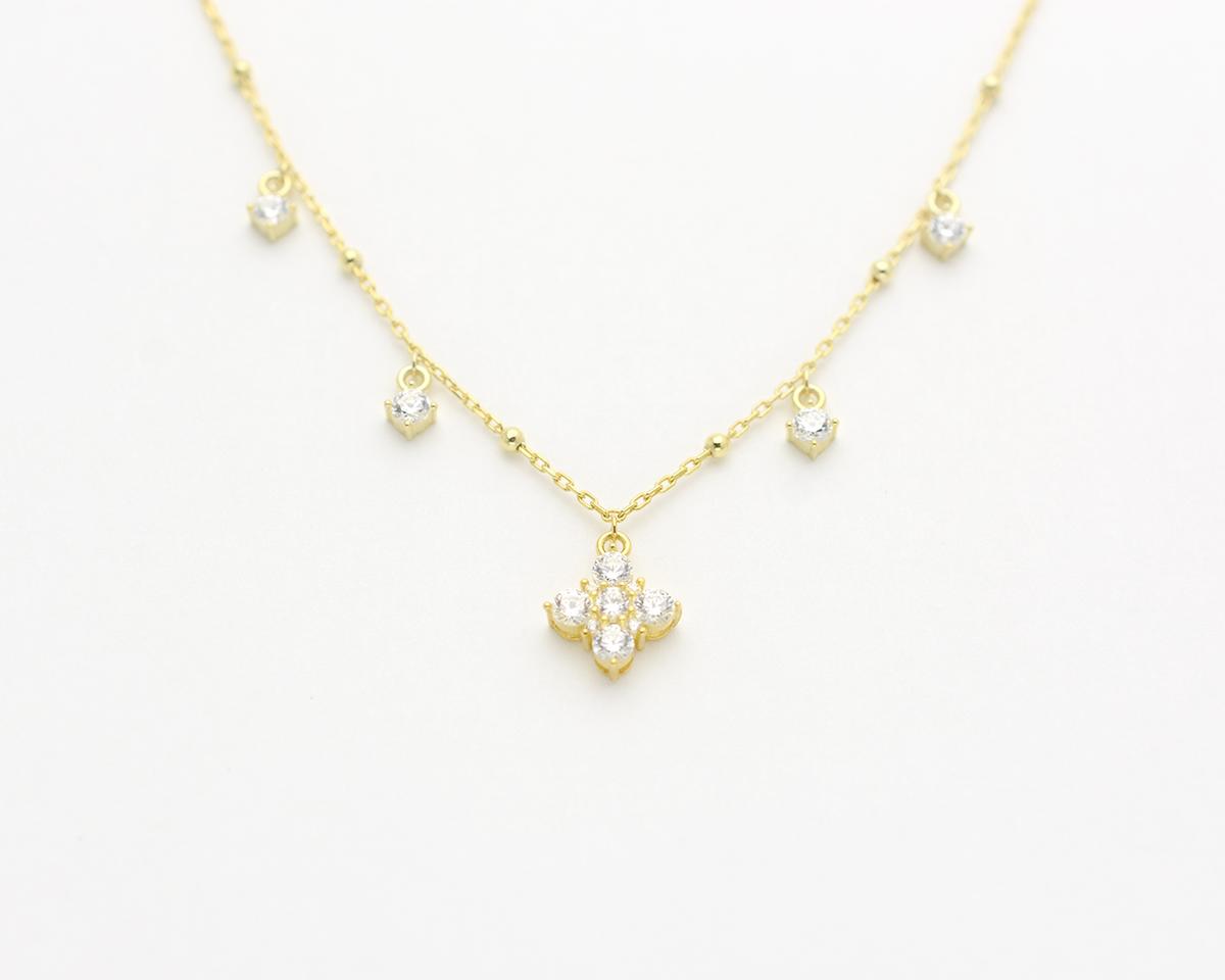 Dangly Clover Necklace