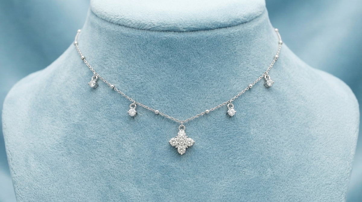 Dangly Clover Necklace