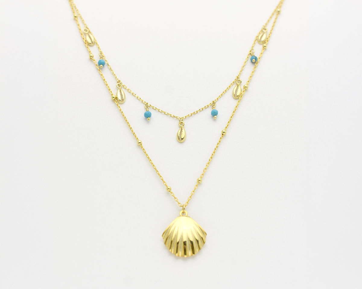 Layered Shell Necklace