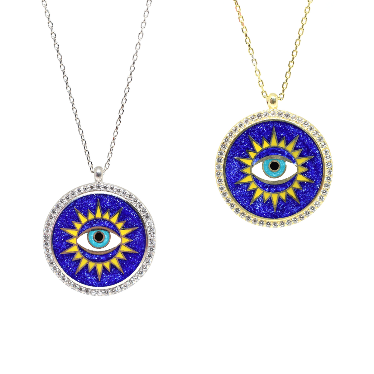 Evil Eye Coin Necklace